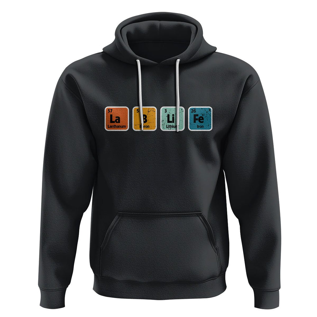 Lab Week 2024 Hoodie Funny Lab Life Laboratory Lab Rat Periodic Table TS02 Black Printyourwear