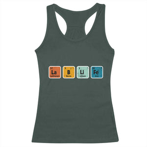 Lab Week Racerback Tank Top Funny Lab Life Laboratory Lab Rat Periodic Table TS02 Dark Forest Green Print Your Wear