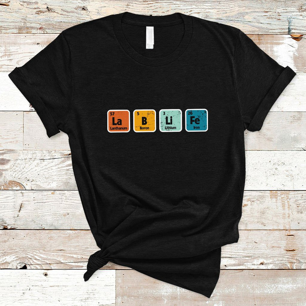 Lab Week 2024 T Shirt Funny Lab Life Laboratory Lab Rat Periodic Table TS02 Black Printyourwear