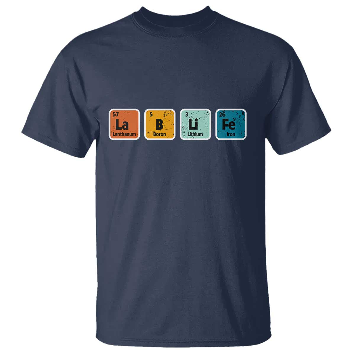 Lab Week T Shirt Funny Lab Life Laboratory Lab Rat Periodic Table TS02 Navy Printyourwear