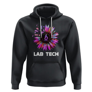 Lab Week 2024 Hoodie Lab Tech Sunflower Med Tech Medical Lab Technician TS02 Black Printyourwear