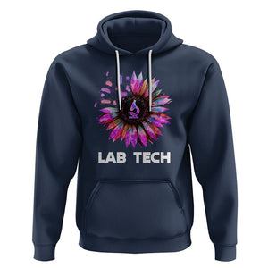 Lab Week 2024 Hoodie Lab Tech Sunflower Med Tech Medical Lab Technician TS02 Navy Printyourwear