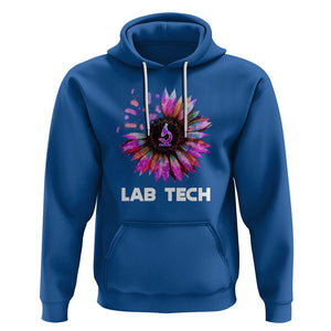 Lab Week 2024 Hoodie Lab Tech Sunflower Med Tech Medical Lab Technician TS02 Royal Blue Printyourwear