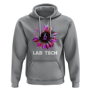 Lab Week 2024 Hoodie Lab Tech Sunflower Med Tech Medical Lab Technician TS02 Sport Gray Printyourwear