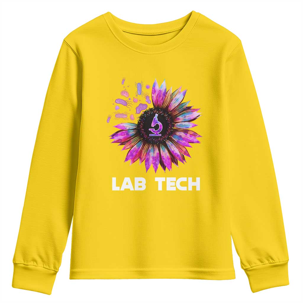 Lab Week Youth Sweatshirt Lab Tech Sunflower Med Tech Medical Lab Technician TS02 Daisy Print Your Wear