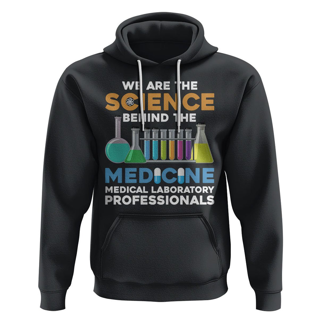 Lab Week 2024 Hoodie Funny Lab Techinician Medical Laboratory Science TS02 Black Printyourwear