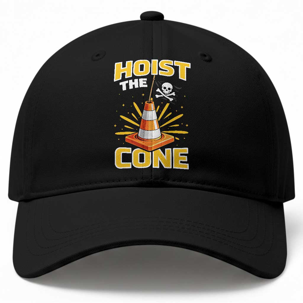 Hoist The Cone Jolly Roger Victory Baseball Cap Pirate Skull Baseball Sports Fan IYKYK Meme TS02 Print Your Wear