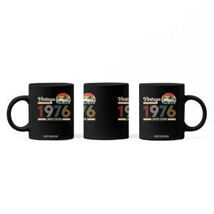 Vintage 1976 Limited Edition Coffee Mug Retro Sunset 50th Birthday Graphic TS02 Print Your Wear