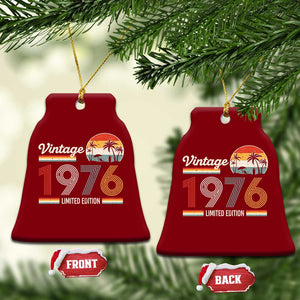 Vintage 1976 Limited Edition Ceramic Ornament Retro Sunset 50th Birthday Graphic TS02 Print Your Wear