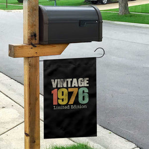 Vintage 1976 Limited Edition Garden Flag Distressed Retro Typography 50th Birthday TS02 Print Your Wear