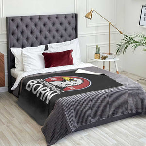 Patriotic Bicentennial Born 1976 Throw Blanket American Bald Eagle 50th Birthday TS02 Print Your Wear