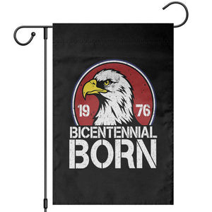 Patriotic Bicentennial Born 1976 Garden Flag American Bald Eagle 50th Birthday TS02 Black Print Your Wear