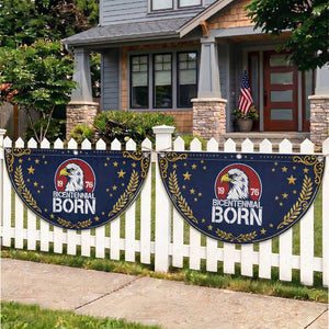 Bicentennial Born 1976 Patriotic Fan Flag American Bald Eagle 50th Birthday TS02 2pcs pack Vintage Navy Print Your Wear