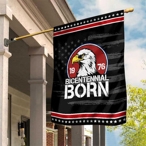 Bicentennial Born 1976 Patriotic Garden Flag American Bald Eagle 50th Birthday TS02 Distressed Black Red Print Your Wear