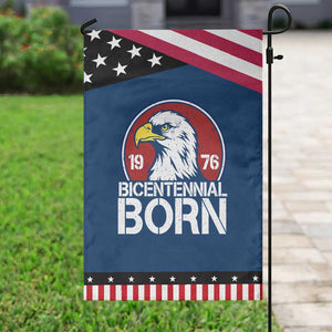 Bicentennial Born 1976 Patriotic Garden Flag American Bald Eagle 50th Birthday TS02 Classic Blue Black Print Your Wear