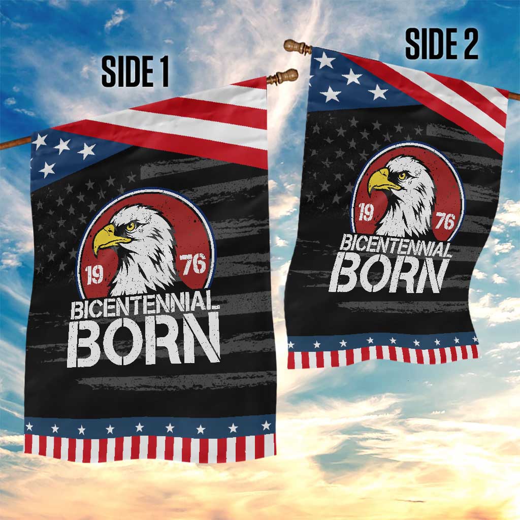 Bicentennial Born 1976 Patriotic Garden Flag American Bald Eagle 50th Birthday TS02 Print Your Wear
