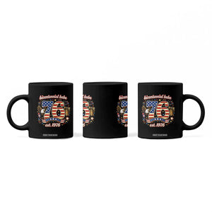 Patriotic Bicentennial Babe Est 1976 Coffee Mug Eagle Fireworks 50th Birthday TS02 Print Your Wear