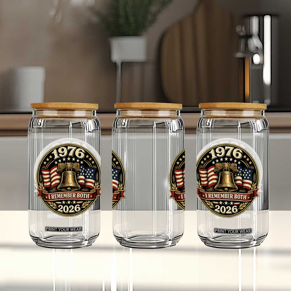 Bicentennial Born 1976 Liberty Bell Glass Can America 250th Anniversary 50th Birthday TS02 Print Your Wear