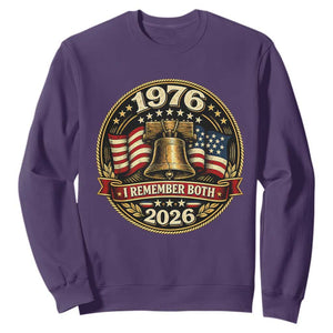 Bicentennial Born 1976 Liberty Bell Sweatshirt America 250th Anniversary 50th Birthday TS02 Purple Print Your Wear