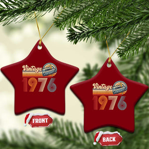 Vintage Sunset 1976 Retro Cassette Ceramic Ornament Mechanical Dial Tech Nostalgia 50th Birthday TS02 Print Your Wear