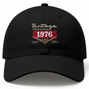Vintage Classic 1976 Limited Edition Baseball Cap Luxury Retro Milestone Birthday TS02 Print Your Wear