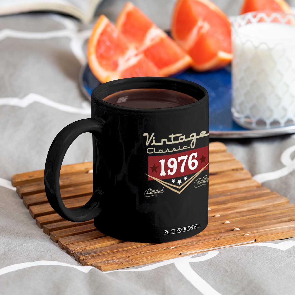 Vintage Classic 1976 Limited Edition Coffee Mug Luxury Retro Milestone Birthday TS02 Print Your Wear