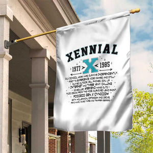 Xennial Definition 1977 to 1985 Garden Flag Vintage Dictionary Style Graphic TS02 Print Your Wear