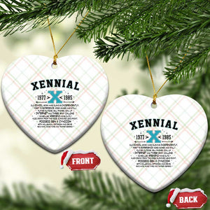 Xennial Definition 1977 to 1985 Ceramic Ornament Vintage Dictionary Style Graphic TS02 Print Your Wear