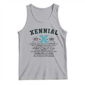 Xennial Definition 1977 to 1985 Tank Top Vintage Dictionary Style Graphic TS02 Athletic Heather Print Your Wear