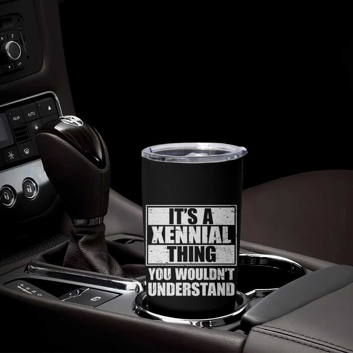 It's A Xennial Thing You Wouldn't Understand Tumbler Cup Distressed Retro Graphic TS02 Print Your Wear