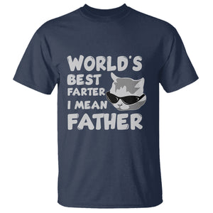 Funny World's Best Farter I Mean Father Best Cat Dad Ever T Shirt TS02 Printyourwear