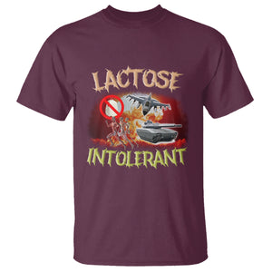 Lactose Allergy T Shirt Lactose Intolerant Funny Meme Ironic Cringe Meme TS02 Printyourwear