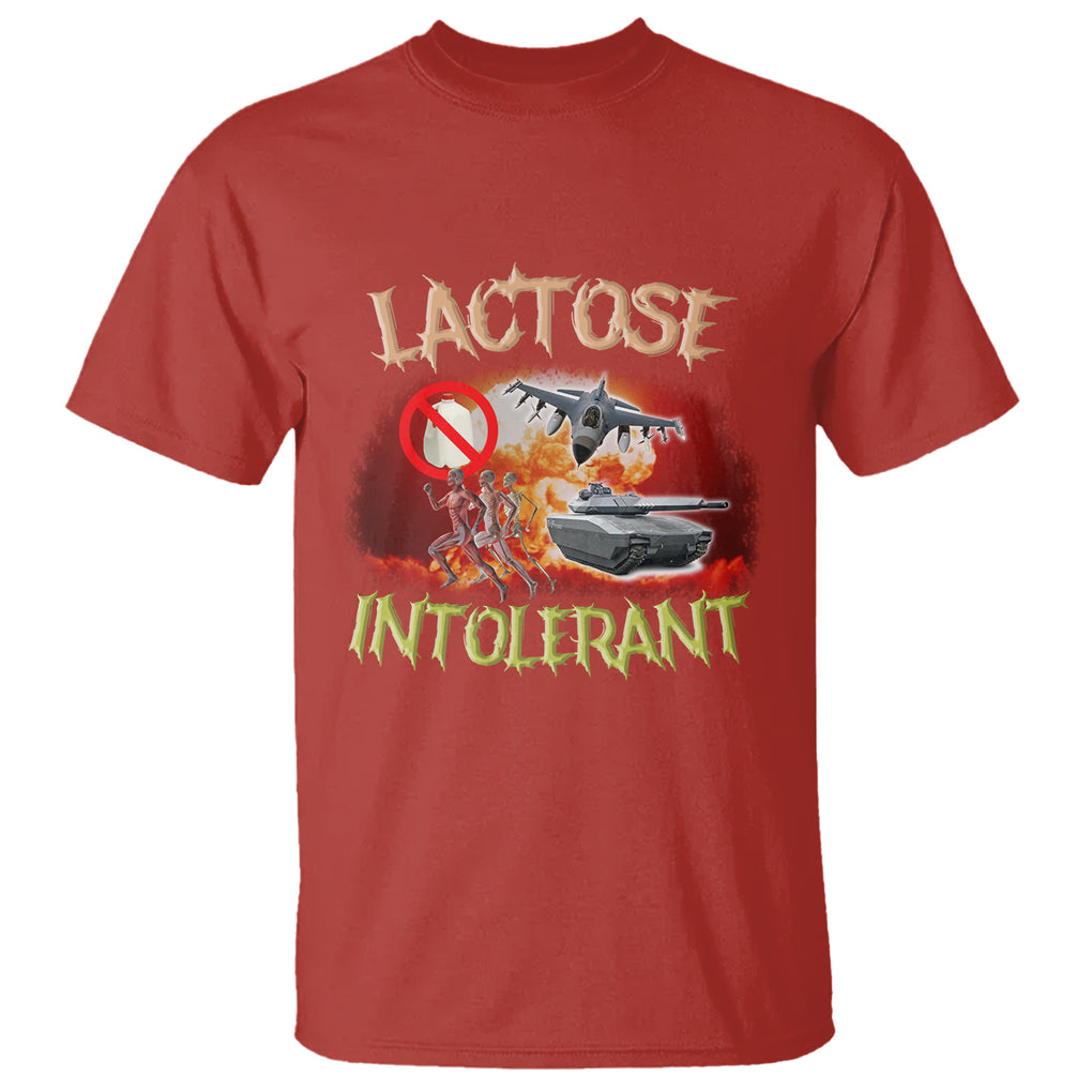Lactose Allergy T Shirt Lactose Intolerant Funny Meme Ironic Cringe Meme TS02 Printyourwear