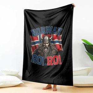 Fierce Norway Viking Warrior Ro Ro Throw Blanket Patriotic Norge Norwegian Flag Funny Rowing Support TS02 Print Your Wear