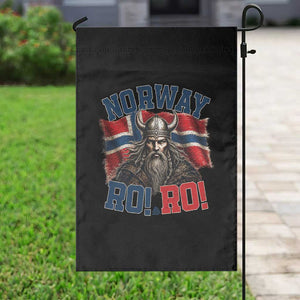 Fierce Norway Viking Warrior Ro Ro Garden Flag Patriotic Norge Norwegian Flag Funny Rowing Support TS02 Print Your Wear