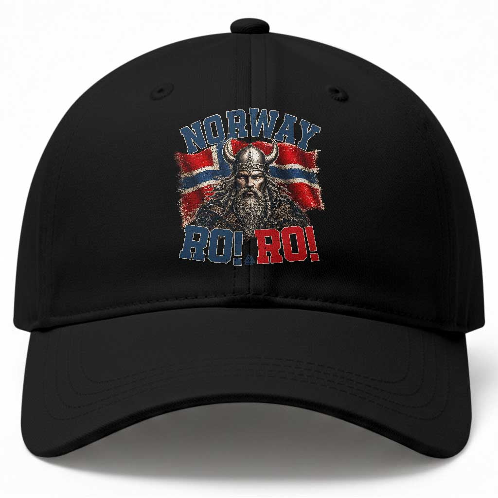 Fierce Norway Viking Warrior Ro Ro Baseball Cap Patriotic Norge Norwegian Flag Funny Rowing Support TS02 Print Your Wear