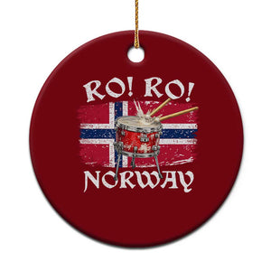 Funny Norway Drummer Ro Ro Ceramic Ornament Patriotic Norge Norwegian Flag Rowing Support TS02 1pc Red Print Your Wear