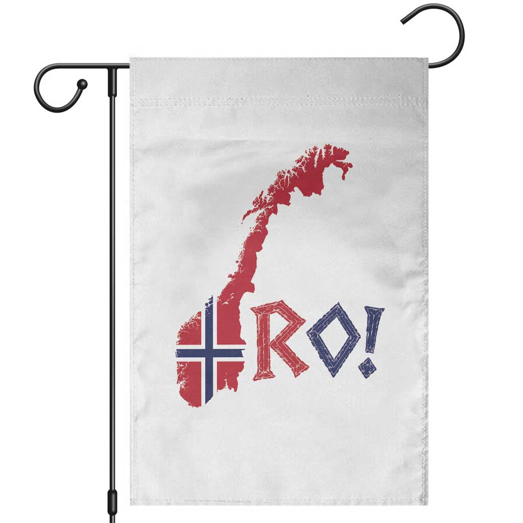 Norway Flag Country Map Patriotic Ro Ro Chant Garden Flag Norwegian Viking Row Soccer Supporter Football Fans TS02 White Print Your Wear