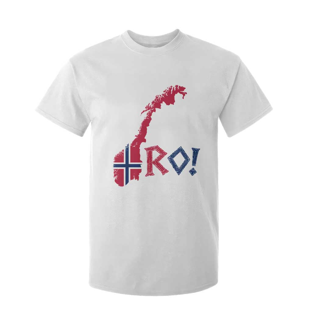 Norway Flag Country Map Patriotic Ro Ro Chant T Shirt For Kid Norwegian Viking Row Soccer Supporter Football Fans TS02 White Print Your Wear