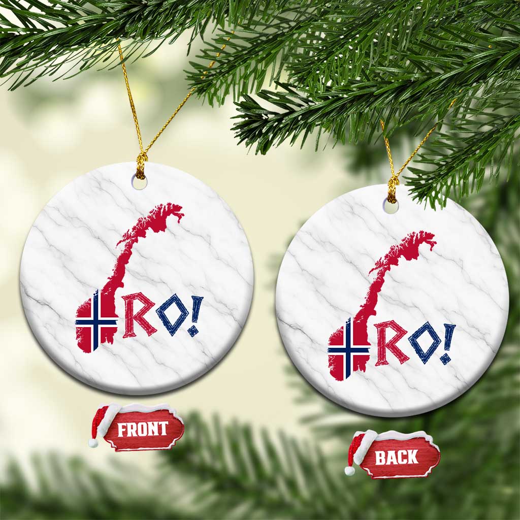 Norway Flag Country Map Patriotic Ro Ro Chant Ceramic Ornament Norwegian Viking Row Soccer Supporter Football Fans TS02 1pc White Marble Print Your Wear