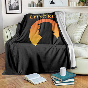 The Lying King Silhouette Sunrise Political Satire Parody Graphic Throw Blanket TS02 Print Your Wear