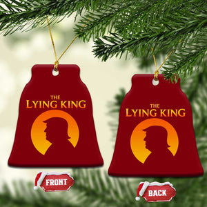 The Lying King Silhouette Sunrise Political Satire Parody Graphic Ceramic Ornament TS02 Print Your Wear