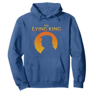 The Lying King Silhouette Sunrise Political Satire Parody Graphic Hoodie TS02 Royal Blue Print Your Wear