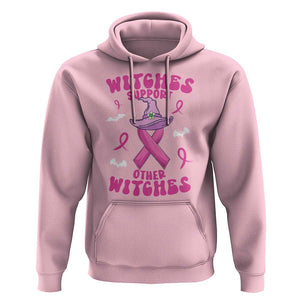 Witch Breast Cancer Warrior Hoodie Witches Support Other Witches Halloween Vibe TS02 Light Pink Print Your Wear