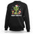 Merry Xmas In Arizona US State Funny Saguaro Cactus Christmas Tree Sweatshirt TS02 Black Printyourwear