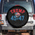 Trump 2024 Spare Tire Cover Patriotic 45 47 He Won American Flag Eagle TS02 No hole Black Print Your Wear