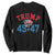 Trump 2024 Sweatshirt Patriotic 45 47 He Won American Flag Eagle TS02 Black Print Your Wear