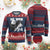 Trump 2024 Ugly Christmas Sweater He Won 47th President American Eagle TS02 Burgundy Print Your Wear