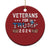 Veterans For Trump 2024 Christmas Ornament Patriotic Military Dog Tags American Flag TS02 Print Your Wear