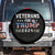 Veterans For Trump 2024 Spare Tire Cover Patriotic Military Dog Tags American Flag TS02 No hole Black Print Your Wear